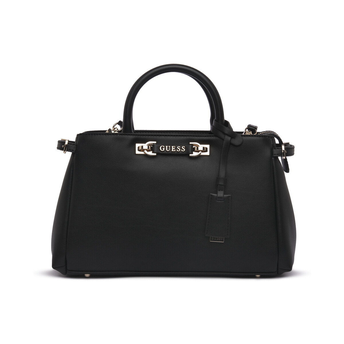 Taschen Damen Taschen Guess BLA LEFIA LUXURY SATCHEL Schwarz