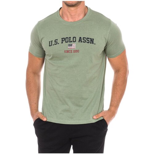 Kleidung Herren T-Shirts U.S Polo Assn. 66893-148 Grün
