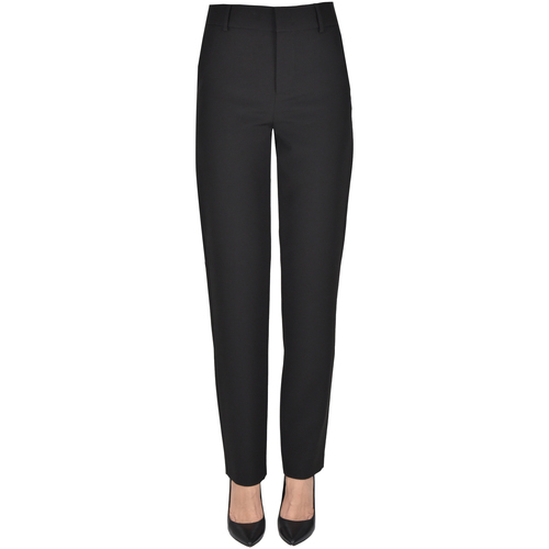 Kleidung Damen Hosen Moschino PNP00006064AI Schwarz