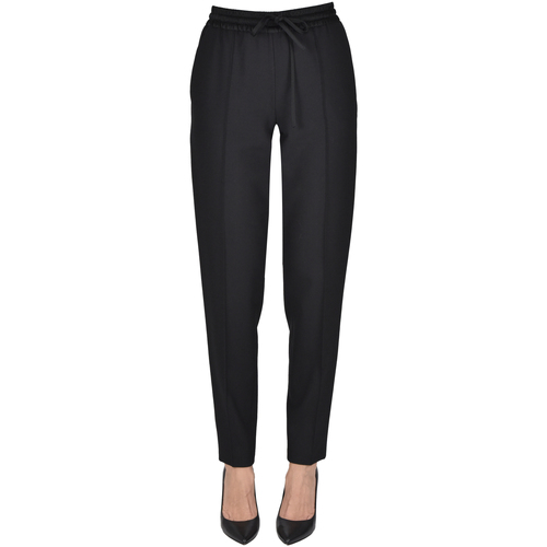 Kleidung Damen Chinohosen Twin Set PNP00006055AI Schwarz