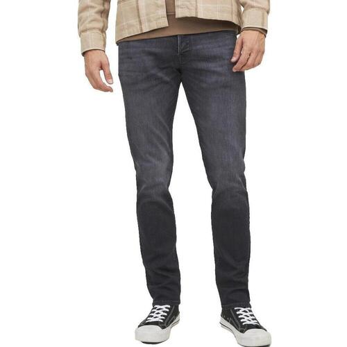Kleidung Herren Slim Fit Jeans Jack & Jones 12237316-BNM Schwarz