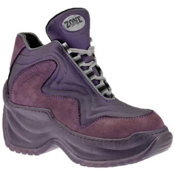 Schuhe Damen Sneaker Zone 14512  Slim  Platform Violett