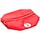 Taschen Damen Geldtasche / Handtasche Very Bag Street Pochette besace bouton doré Rouge Rot