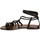 Schuhe Damen Sandalen / Sandaletten Gianluca - L'artigiano Del Cuoio 519 D MORO CUOIO Braun