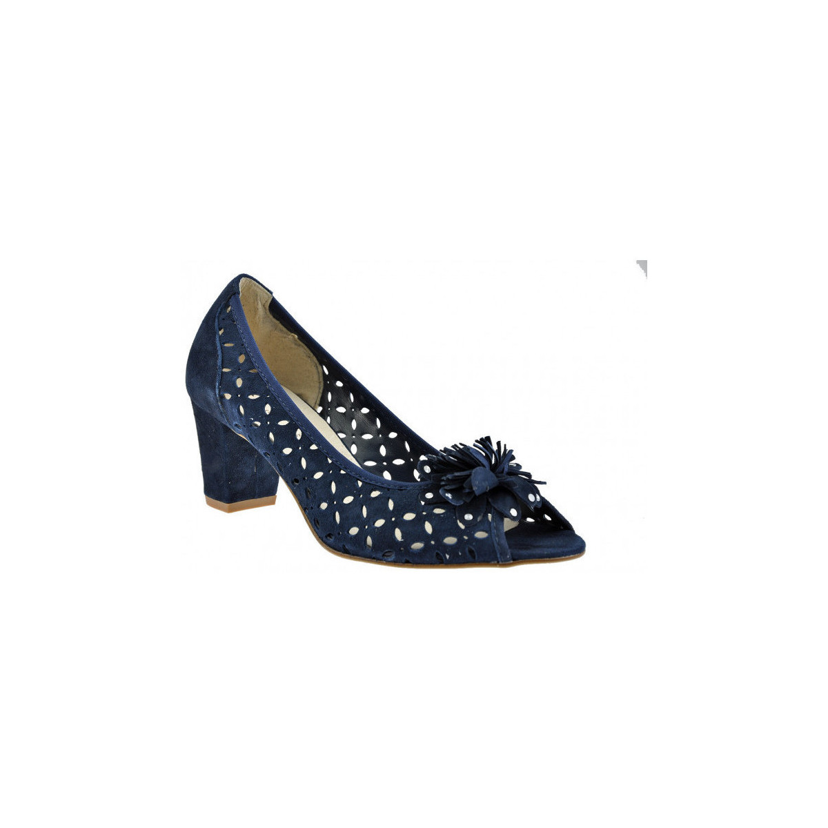 Schuhe Damen Sneaker Keys Pompedetalon60pompe Blau