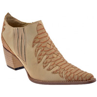 Schuhe Damen Low Boots Bocci 1926 TexanT.50Beatleshalbstiefel Orange
