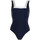 Kleidung Damen Badeanzug Janine Robin 991272-18 Blau