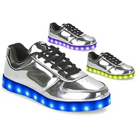 Schuhe Damen Sneaker Low Wize & Ope THE LIGHT Silbern