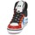 Schuhe Kinder Sneaker High Feiyue DELTA MID PEANUTS Weiss / Schwarz / Rot