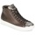 Schuhe Damen Sneaker High Tosca Blu ALEXA Braun / Silbern
