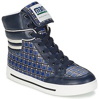 Schuhe Damen Sneaker High Marc by Marc Jacobs CUTE KIDS MINI TOTO PLAID Blau / Multicolor
