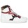 Schuhe Damen Sneaker High Serafini SAN DIEGO Weiss / Rot