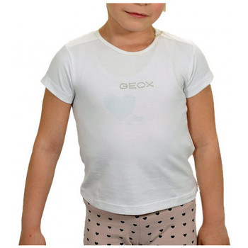 Kleidung Kinder T-Shirts & Poloshirts Geox T-shirt Weiss