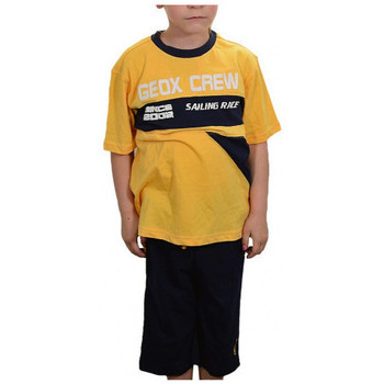 Kleidung Kinder T-Shirts & Poloshirts Geox Completo Gelb