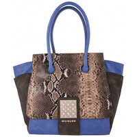 Taschen Damen Shopper / Einkaufstasche Thierry Mugler Sac Cabas Amazone 1 Bleu Electrique Blau