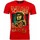 Kleidung Herren T-Shirts Local Fanatic Bob Marley Buffalo Soldier Print Rot