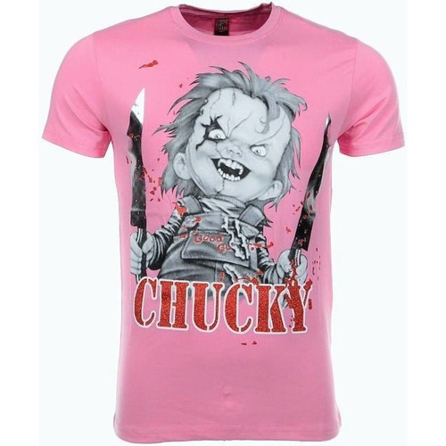 Kleidung Herren T-Shirts Local Fanatic Chucky Rosa