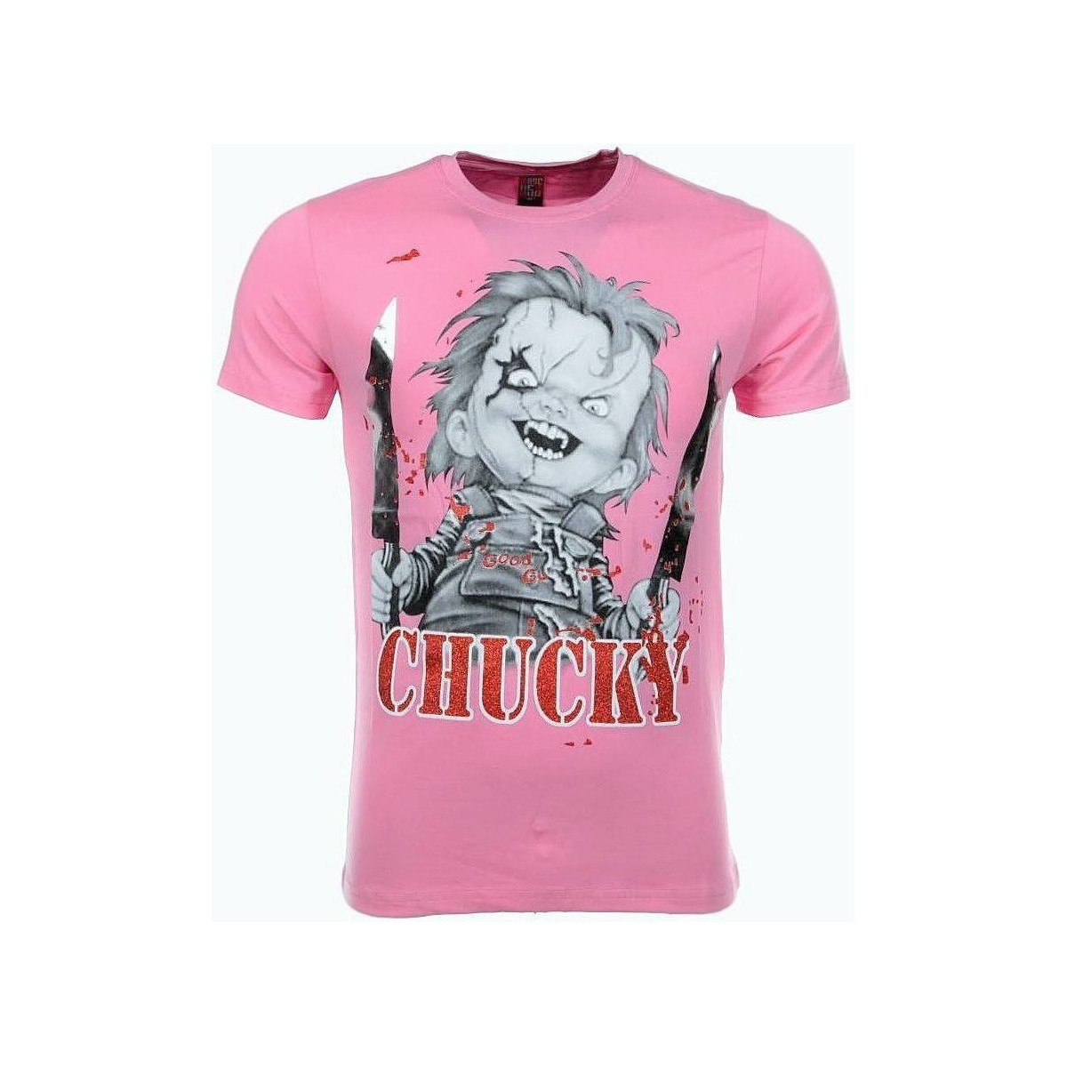 Kleidung Herren T-Shirts Local Fanatic Chucky Rosa