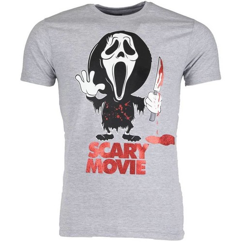 Kleidung Herren T-Shirts Local Fanatic Scary Movie Grau