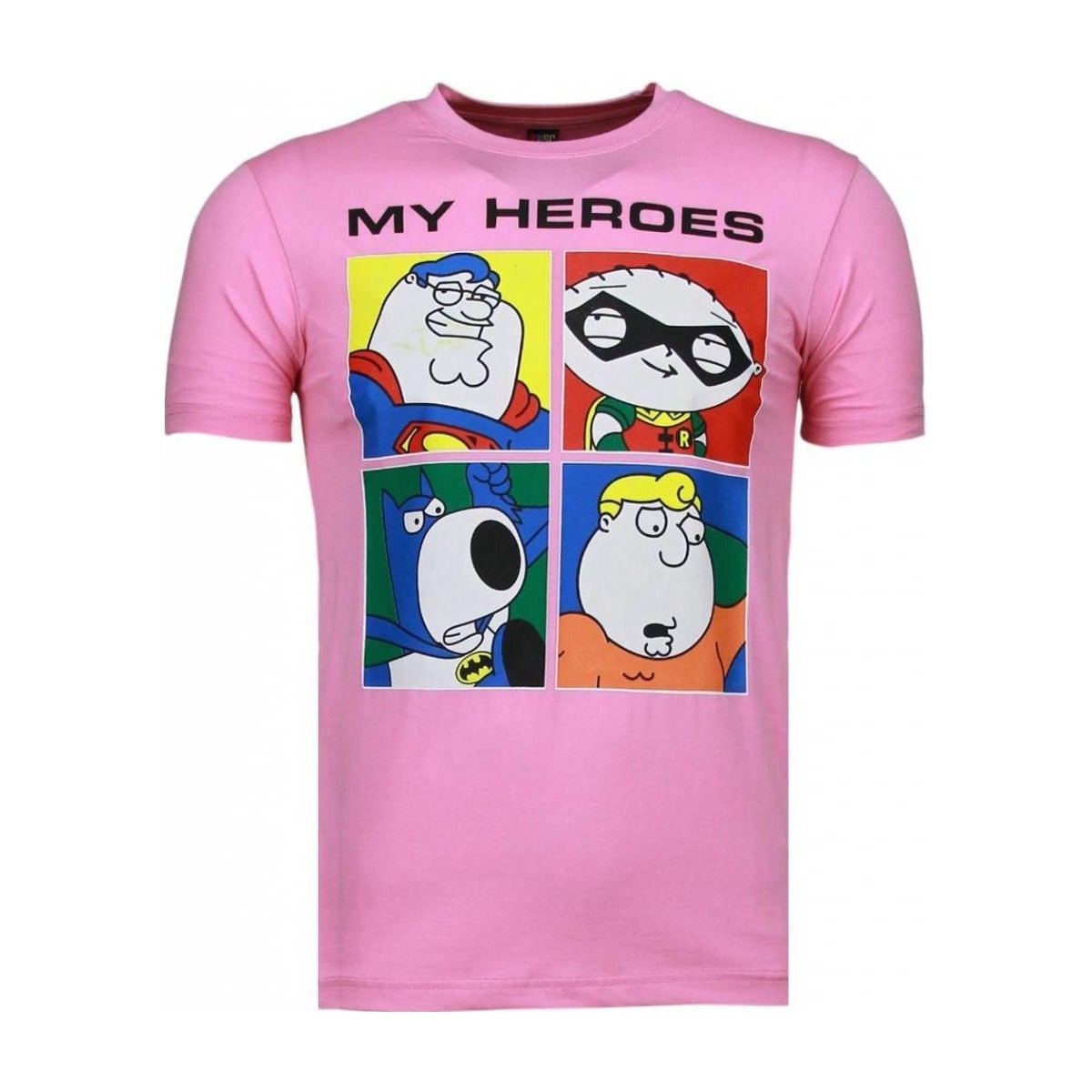 Kleidung Herren T-Shirts Local Fanatic Super Family Rosa