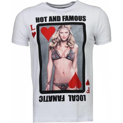 Kleidung Herren T-Shirts Local Fanatic Hot & Famous Poker Bar Refaeli Weiss