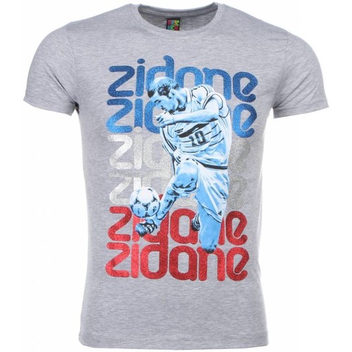 Kleidung Herren T-Shirts Local Fanatic Zidane Print Grau