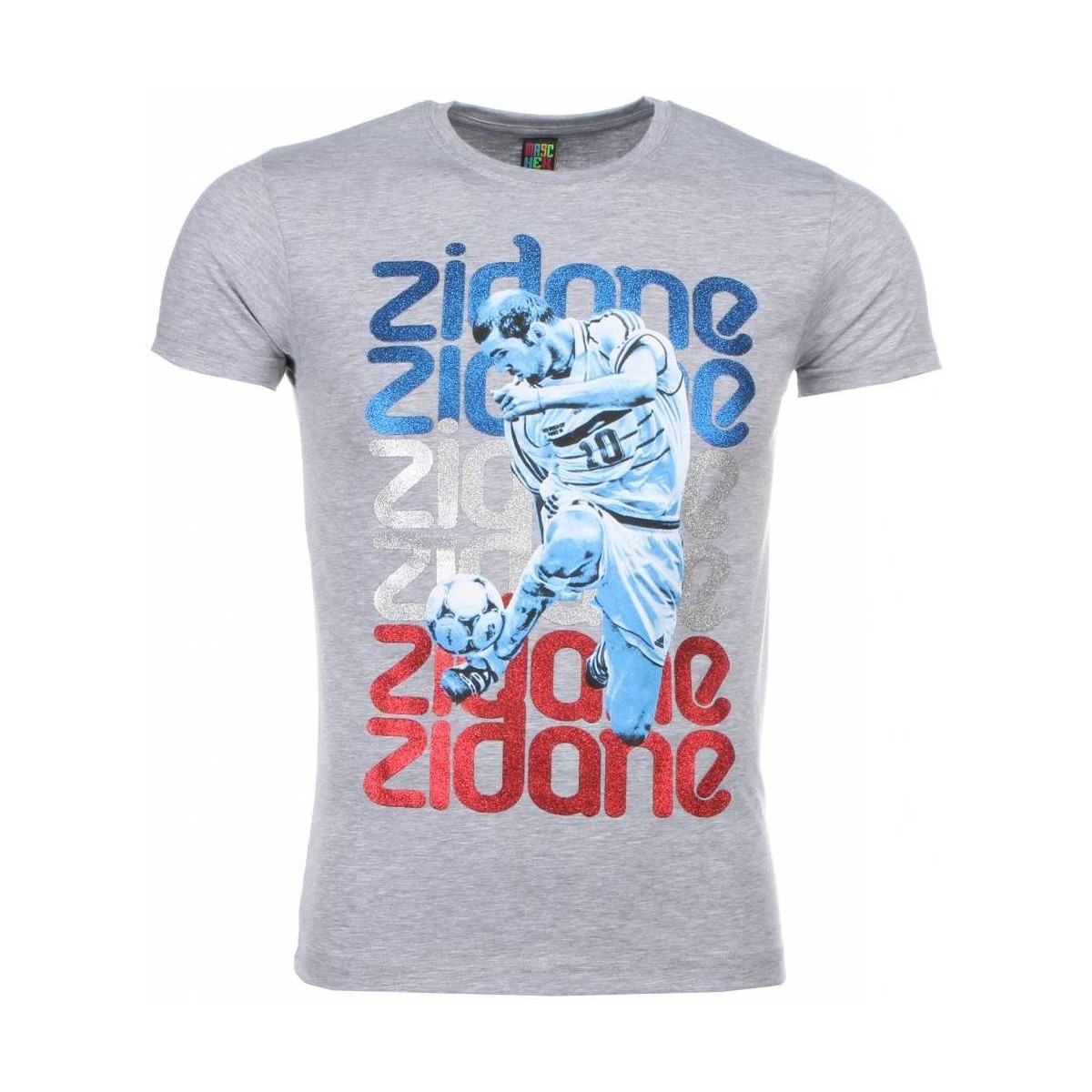 Kleidung Herren T-Shirts Local Fanatic Zidane Print Grau