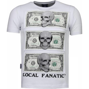 Kleidung Herren T-Shirts Local Fanatic Better Have My Money Strass Weiss