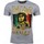 Kleidung Herren T-Shirts Local Fanatic Bob Marley Buffalo Soldier Print Grau