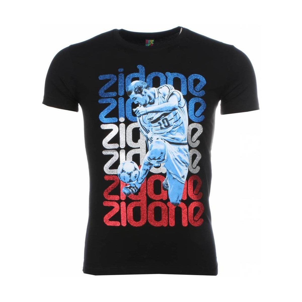 Kleidung Herren T-Shirts Local Fanatic Zidane Print Schwarz