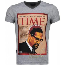 Kleidung Herren T-Shirts Local Fanatic Malcolm X Grau