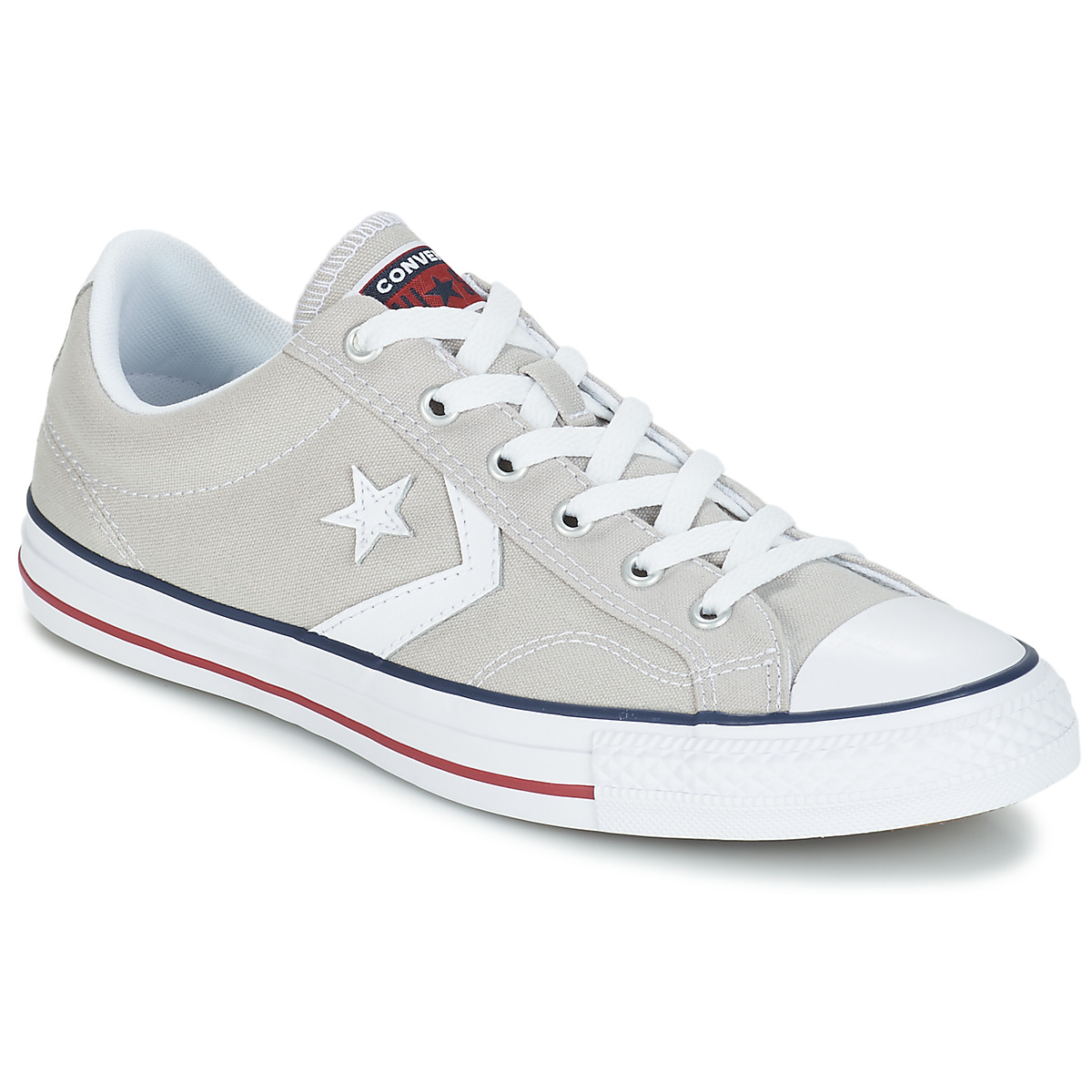 Schuhe Sneaker Low Converse STAR PLAYER CORE CANVAS OX Grau / Weiss