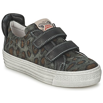 Schuhe Kinder Sneaker Low Diesel JERMAN Grau / Leopard