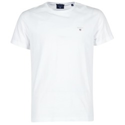 Kleidung Herren T-Shirts Gant THE ORIGINAL T-SHIRT Weiss