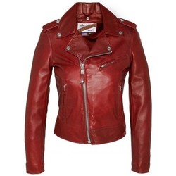 Kleidung Damen Jacken Schott BLOUSON PERFECTO  Rouge LCW 1601D Rot