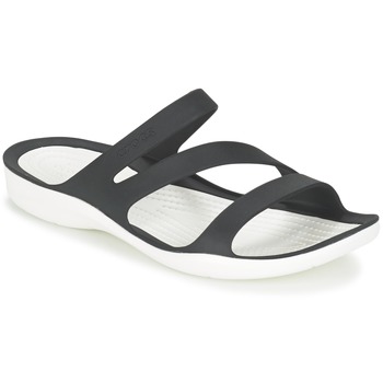 Schuhe Damen Sandalen / Sandaletten Crocs SWIFTWATER SANDAL W Schwarz / Weiss