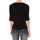Kleidung Damen T-Shirts Coquelicot Tee shirt  Noir & Blanc 16409 Schwarz