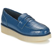 Schuhe Damen Slipper F-Troupe Penny Loafer Navy