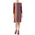 Kleidung Damen Kurze Kleider Benetton VAGODA Bordeaux / Multicolor