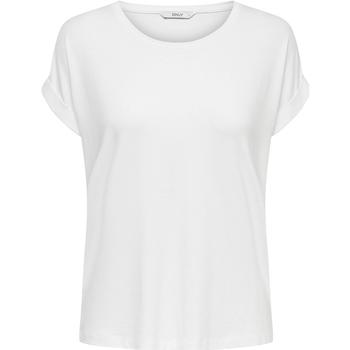 Kleidung Damen T-Shirts & Poloshirts Only  Weiss
