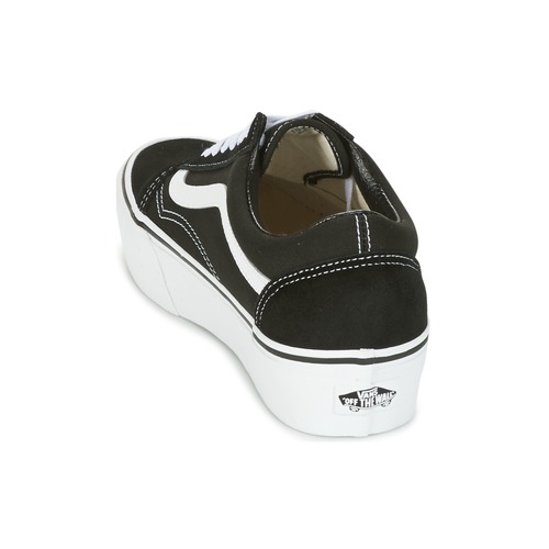 Vans UA OLD SKOOL PLATFOR Schwarz / Weiss
