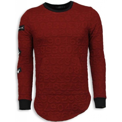 Kleidung Herren Sweatshirts Justing D Numbered Pocket Long Rot