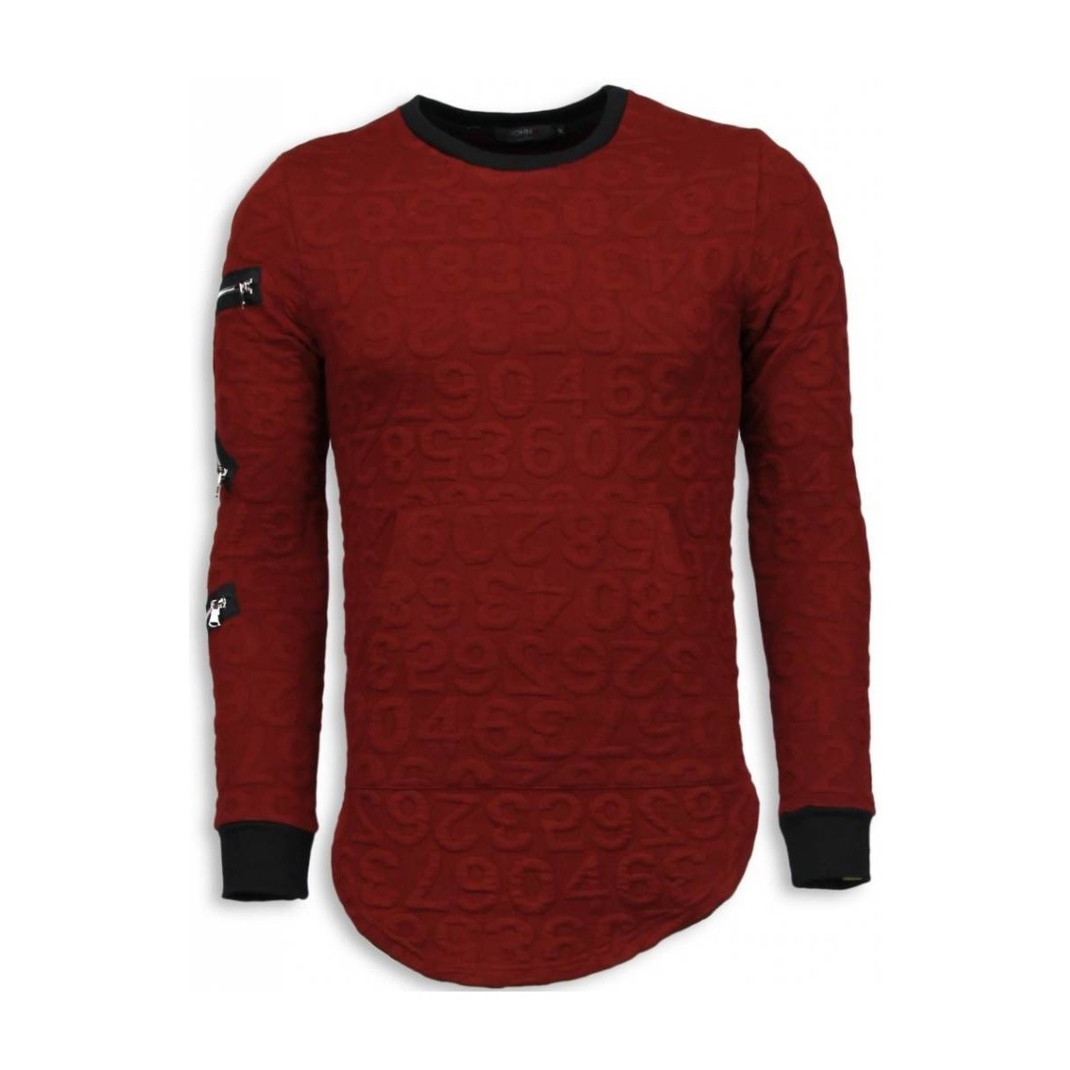 Kleidung Herren Sweatshirts Justing D Numbered Pocket Long Rot