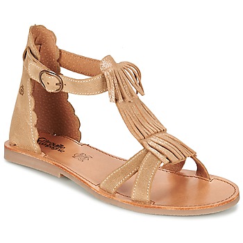 Schuhe Mädchen Sandalen / Sandaletten Citrouille et Compagnie GAMELA Camel