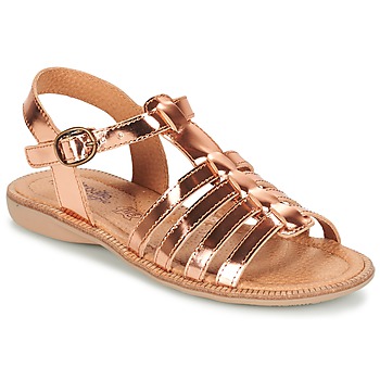 Schuhe Mädchen Sandalen / Sandaletten Citrouille et Compagnie GROUFLA Bronze