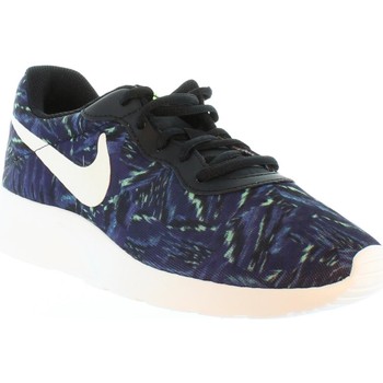 Schuhe Damen Laufschuhe Nike 820201 TANJUN PRINT Blau