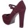 Schuhe Damen Pumps Cruz 440 Heels' Frau Bordeaux Rot