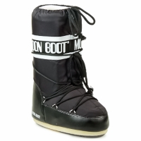 Schuhe Damen Schneestiefel Moon Boot MOON BOOT NYLON Schwarz