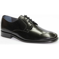 Schuhe Herren Derby-Schuhe Made In Spain 1940   Ich kleide mich Schnürsenkel glätten G Schwarz