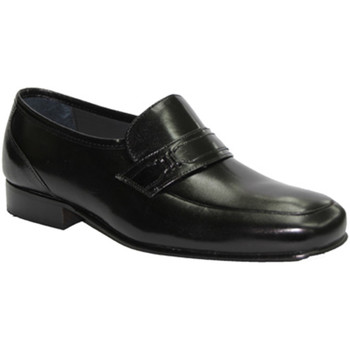 Schuhe Herren Slipper Made In Spain 1940   Sehr breite Schuh ohne Schnürsenkel Gr Schwarz